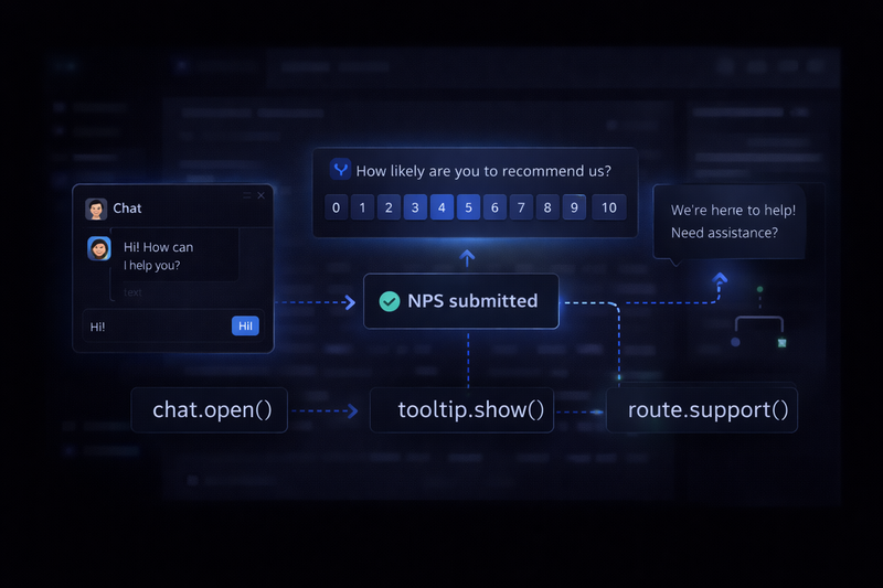 Feature illustration for Event-driven & frontend aware