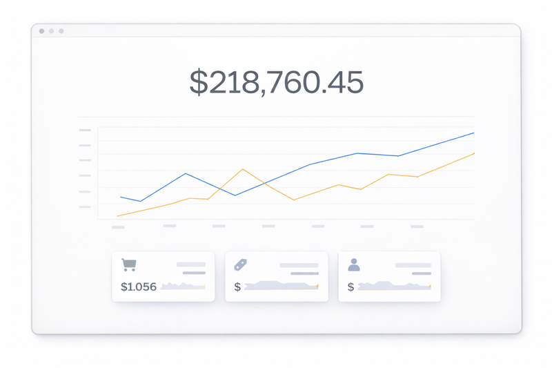 Feature illustration for  Single source of truth for revenue